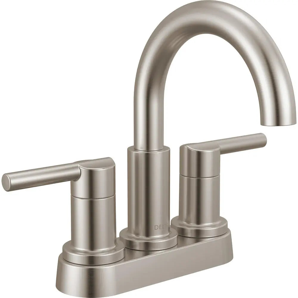 Delta Nicoli Two Handle Centerset Bathroom Faucet 25749LF - Stainless Steel
