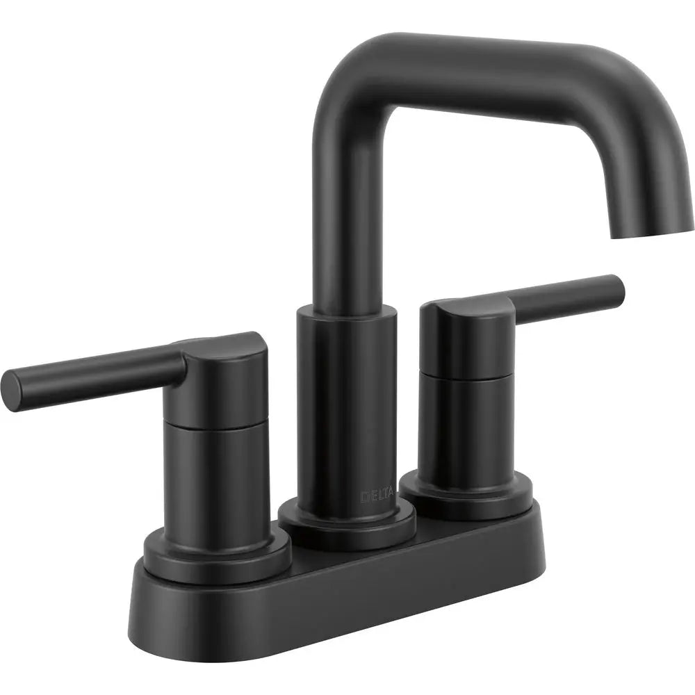 Delta Nicoli Two Handle Centerset Bathroom Faucet 25849LF - Matte Black