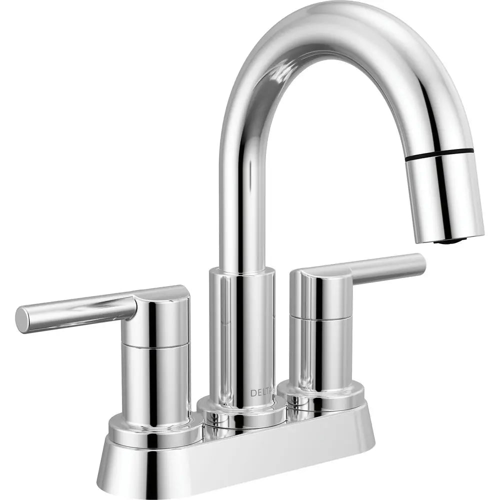 Delta Nicoli Two Handle Centerset Pull-Down Bathroom Faucet 25749LF-PD - Chrome