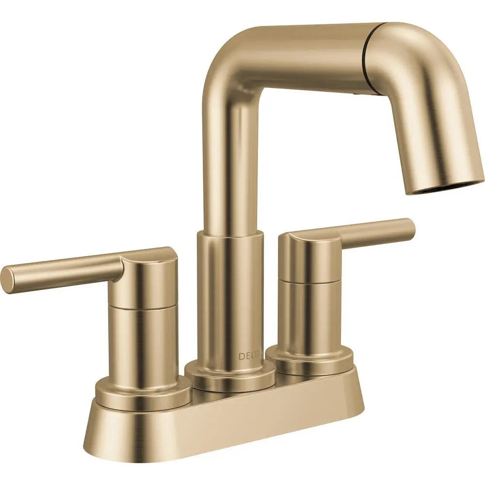 Delta Nicoli Two Handle Centerset Pull-Down Bathroom Faucet 25849LF-PD - Champagne Bronze