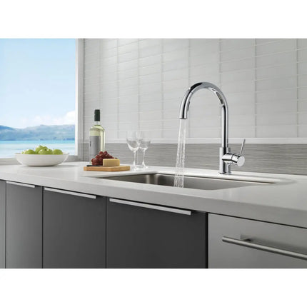 Delta Osler Single Handle Pull Down Kitchen Faucet 976LF - Plumbing Market