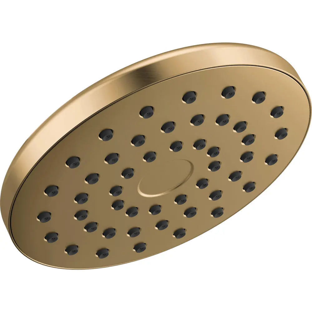 Delta PivotPro Raincan Shower Head - Lumicoat Champagne Bronze