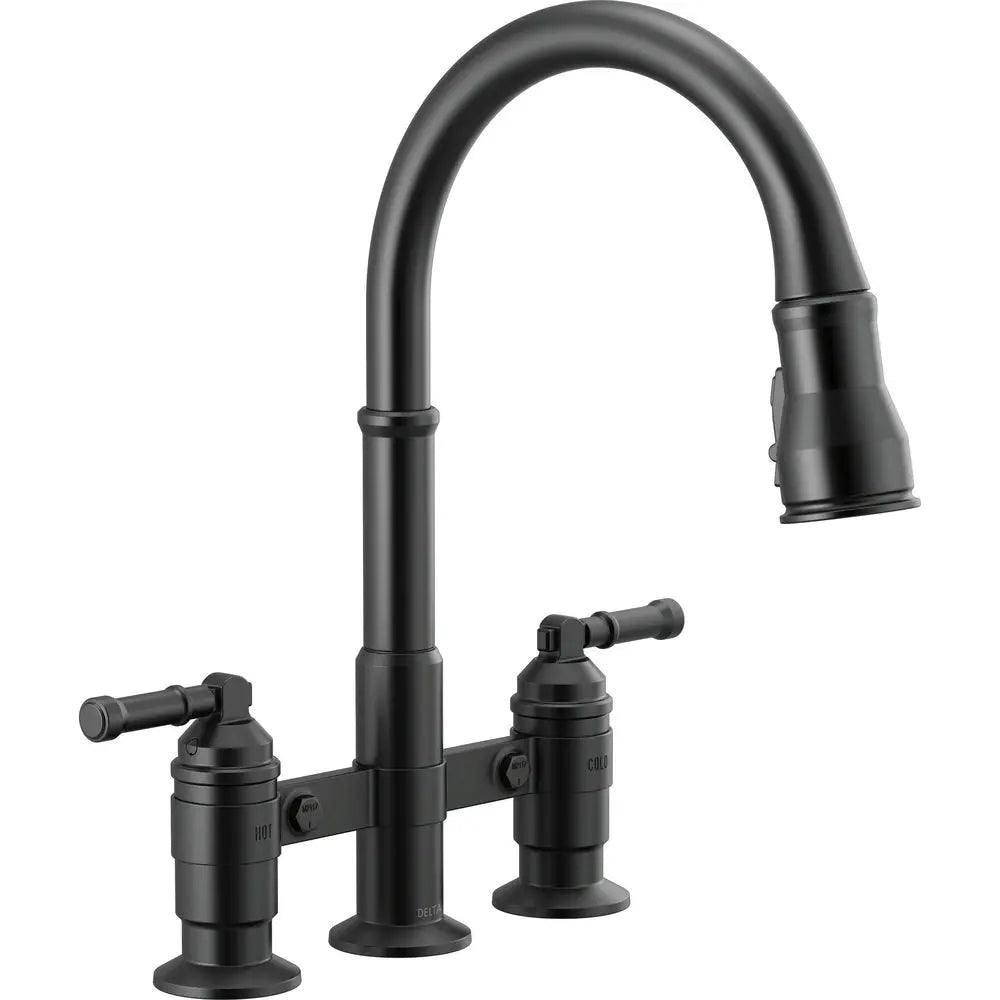 Delta Pull-Down Bridge Kit W/Shieldspray 2L 2390L - 2390L-BL-DST
