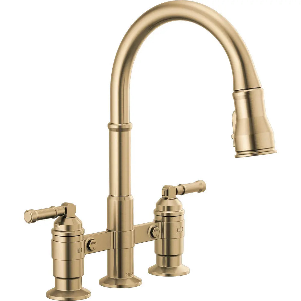 Delta Pull-Down Bridge Kit W/Shieldspray 2L 2390L - 2390L-CZ-DST