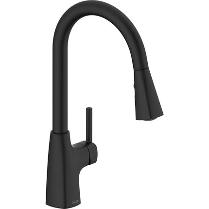 Delta Pulldown Kitchen Faucet 981LF-BL - Plumbing Market