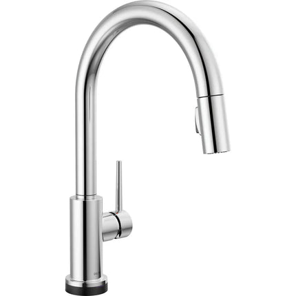 Delta Pulldown Touchless Kitchen Faucet Chrome 9159TL-DST - Plumbing Market