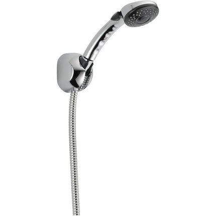 Delta Push Button Pause Hand Shr With Tapered Wall Mount, 60" Hose 59410-B-PK - Plumbing Market