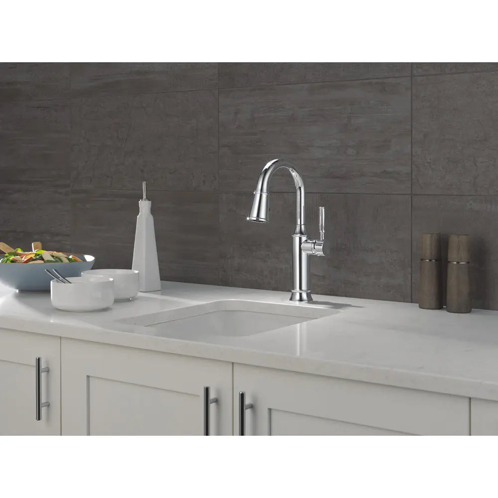 Delta Renaldi Single Handle Pull-Down Bar / Prep Faucet 9984