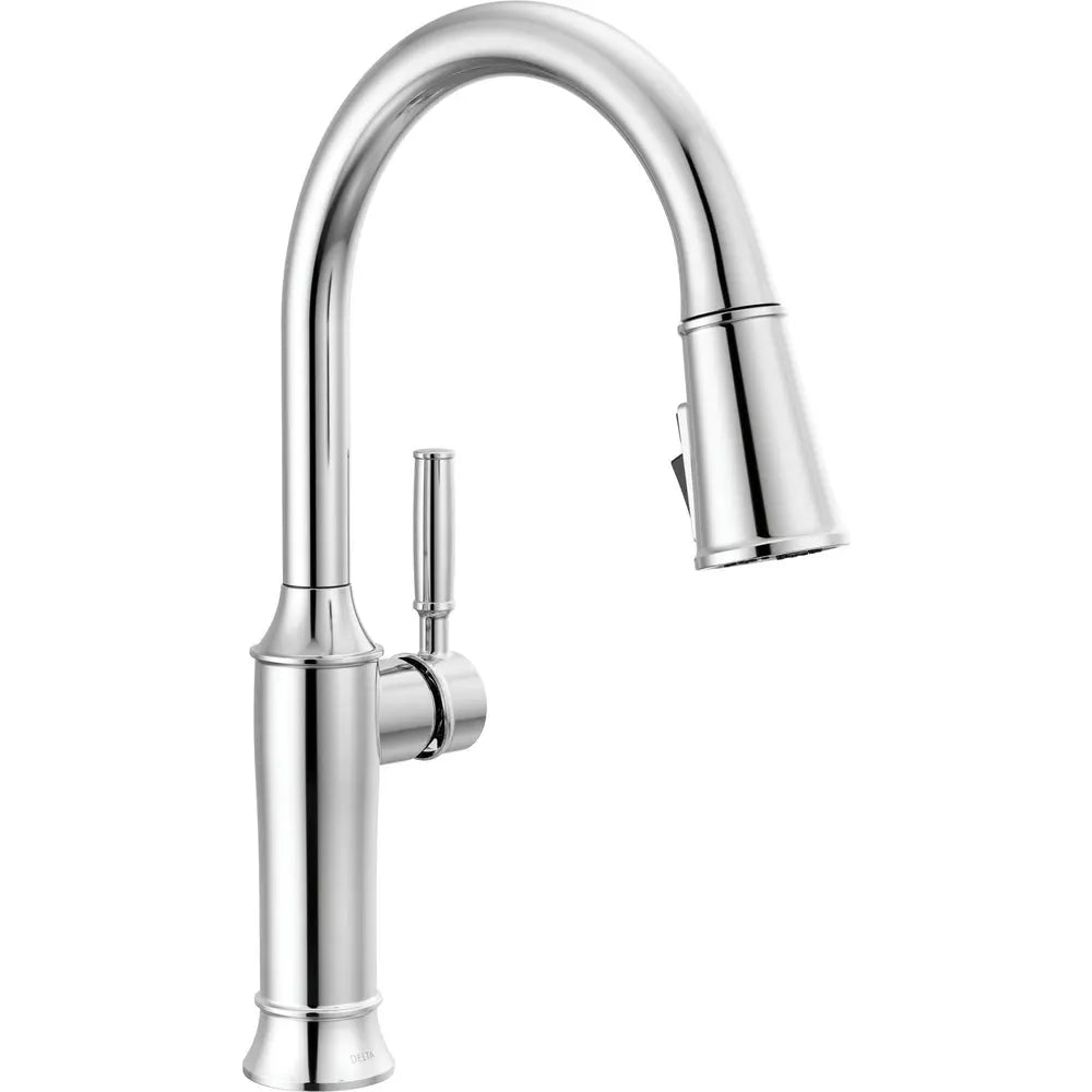Delta Renaldi Single Handle Pull-Down Kitchen Faucet 9184 - Chrome