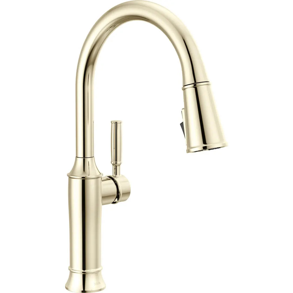 Delta Renaldi Single Handle Pull-Down Kitchen Faucet 9184 - Polished Nickel