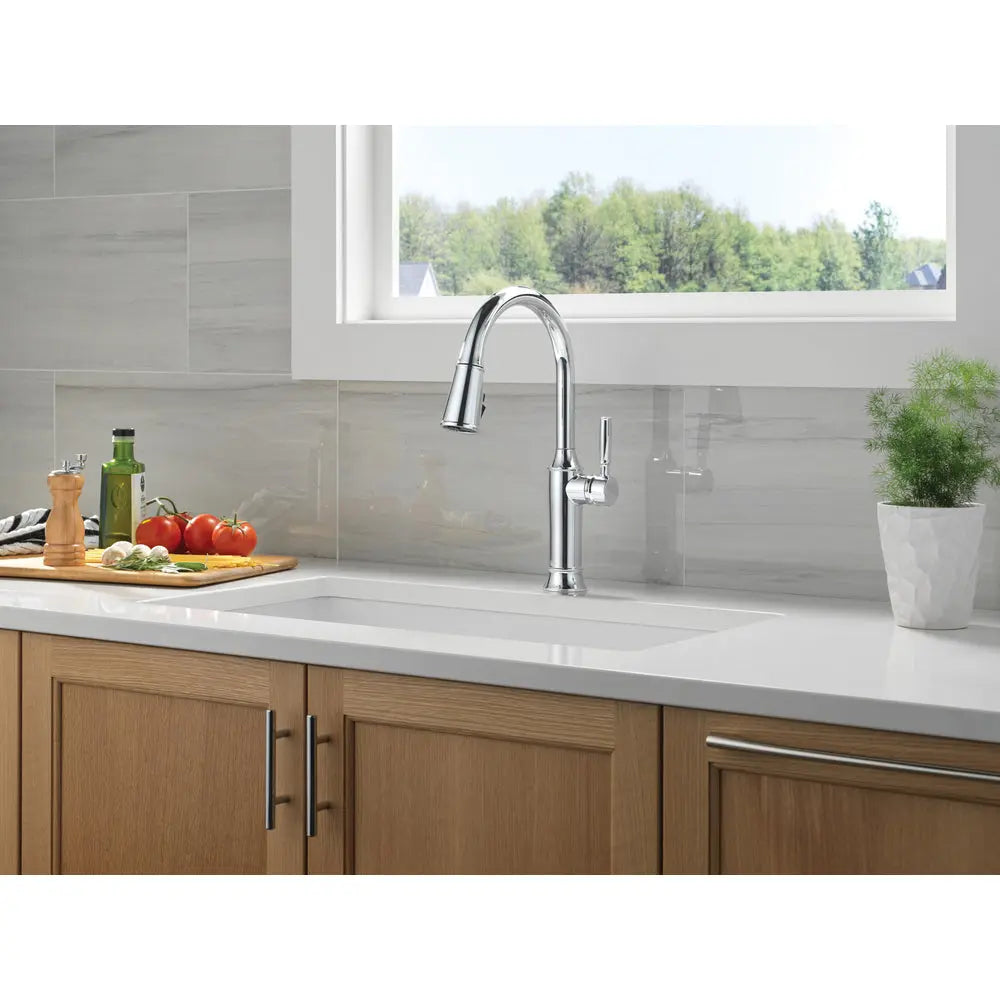 Delta Renaldi Single Handle Pull-Down Kitchen Faucet 9184