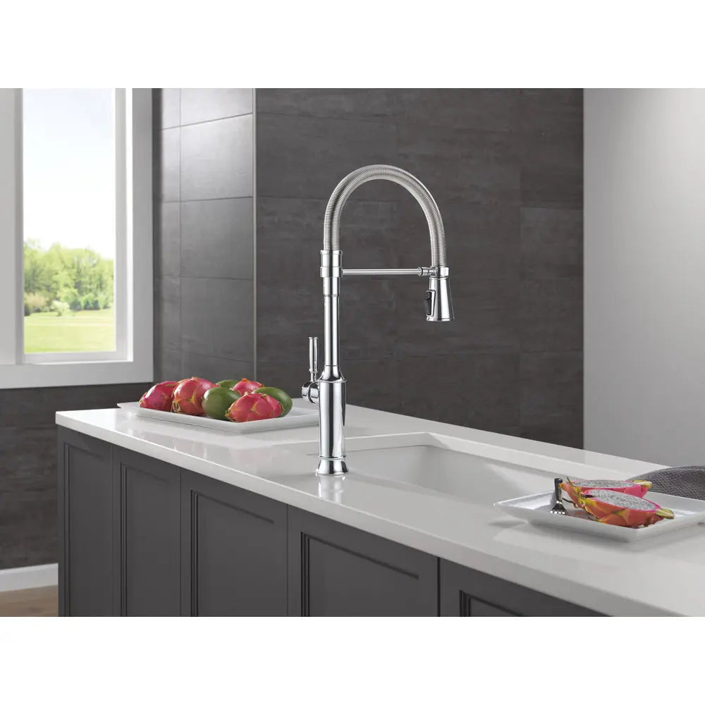Delta Renaldi Single-Handle Pull-Down Spring Kitchen Faucet 9684