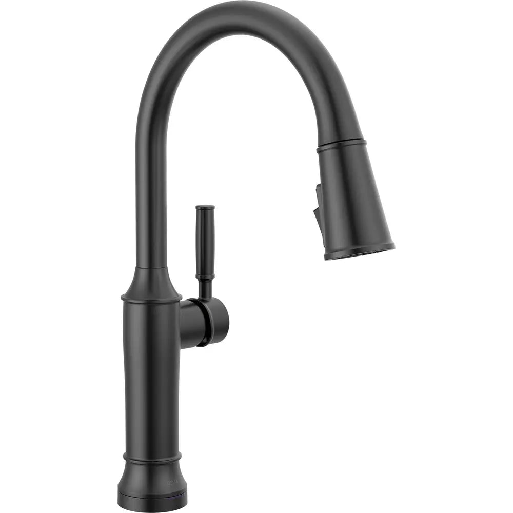 Delta Renaldi Touch2O Kitchen Faucet with Touchless Technology 9184TL - Matte Black
