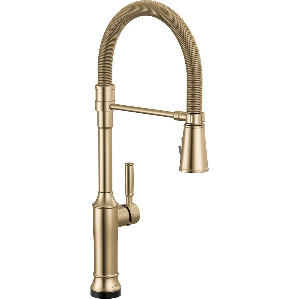Delta Renaldi Touch2O Technology Kitchen Faucet with Touchless Technology 9684TL - Champagne Bronze