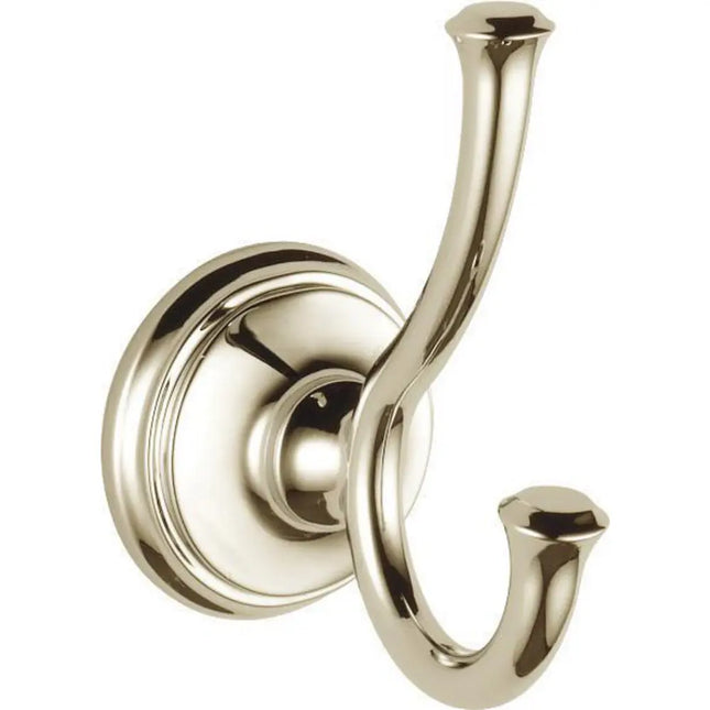 Delta Robe Hook - Double 79735-PN - Plumbing Market
