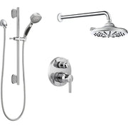 Delta Round Pressure Balance Shower Kit DF-KIT24-PBR-WS - Plumbing Market