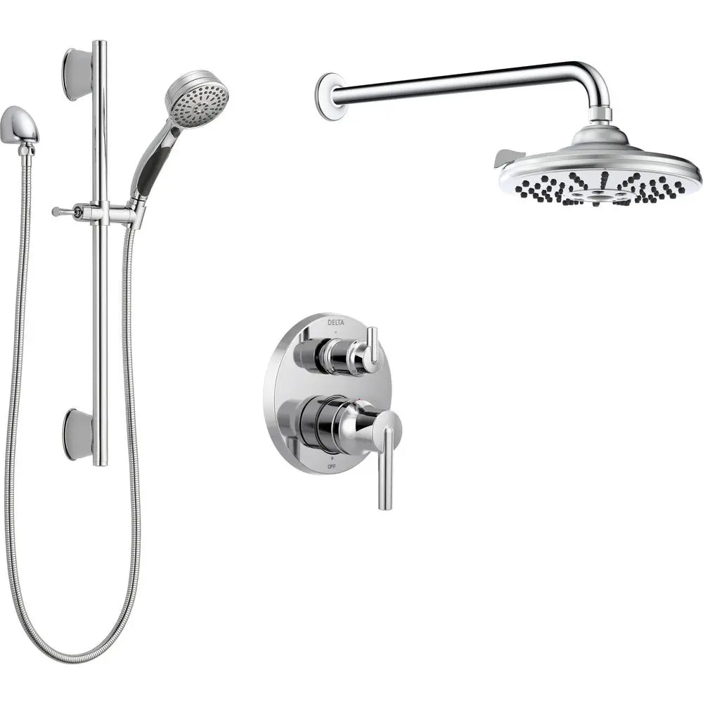 Delta Round Pressure Balance Shower Kit DF-KIT24-PBR-WS - Plumbing Market