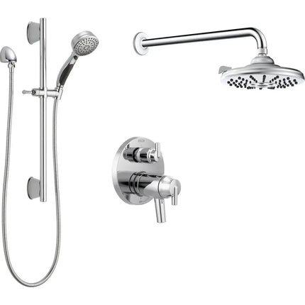 Delta Round Thermostatic Shower Kit DF-KIT26-THR-WS - Plumbing Market