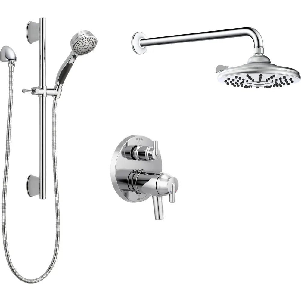 Delta Round Thermostatic Shower Kit DF-KIT26-THR-WS - Plumbing Market