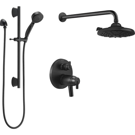 Delta Round Thermostatic Shower Kit DF-KIT26-THRBL-WS - Plumbing Market
