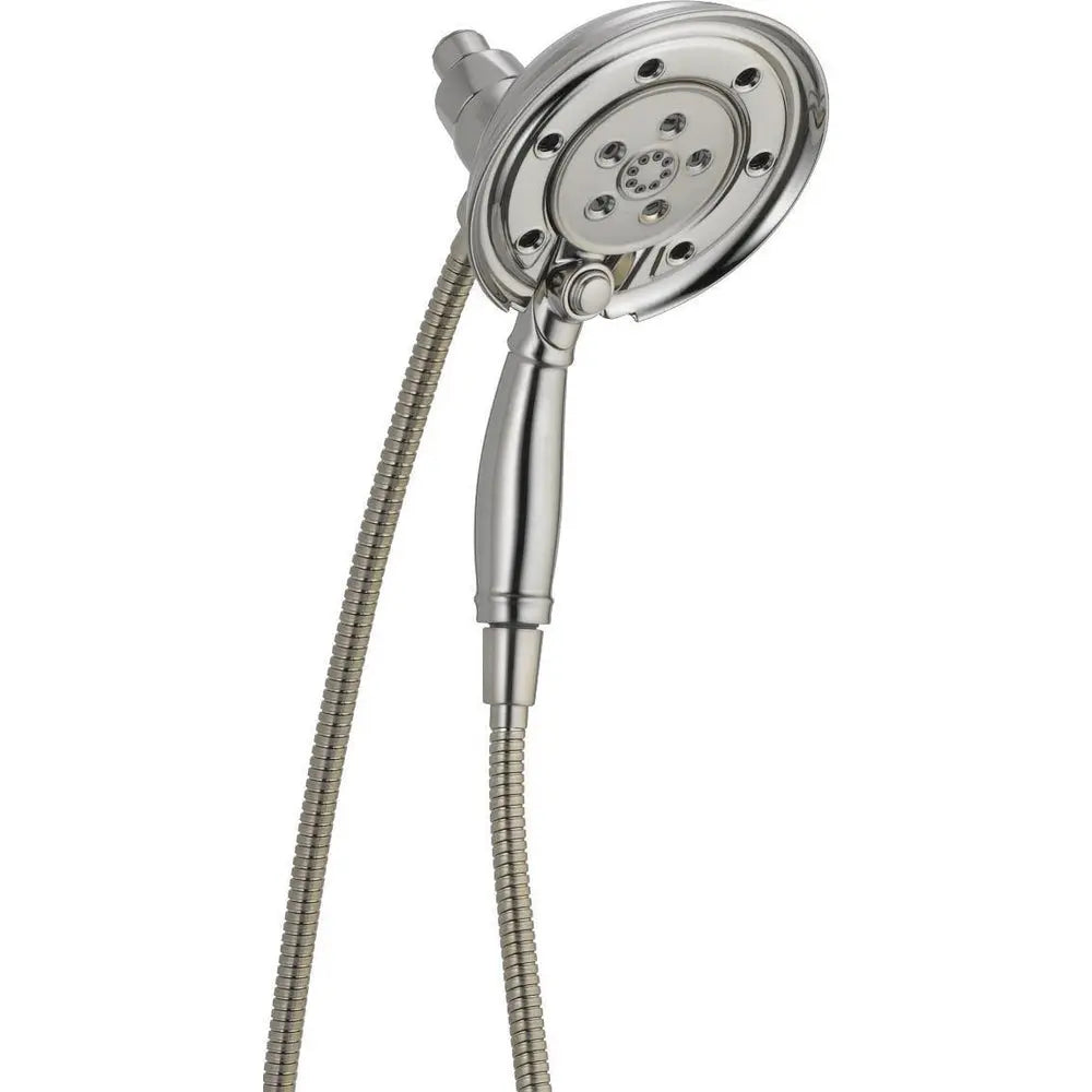 Delta Shower Faucets Handswr Round Trad. 4 Setting 58471-SS-PK - Plumbing Market