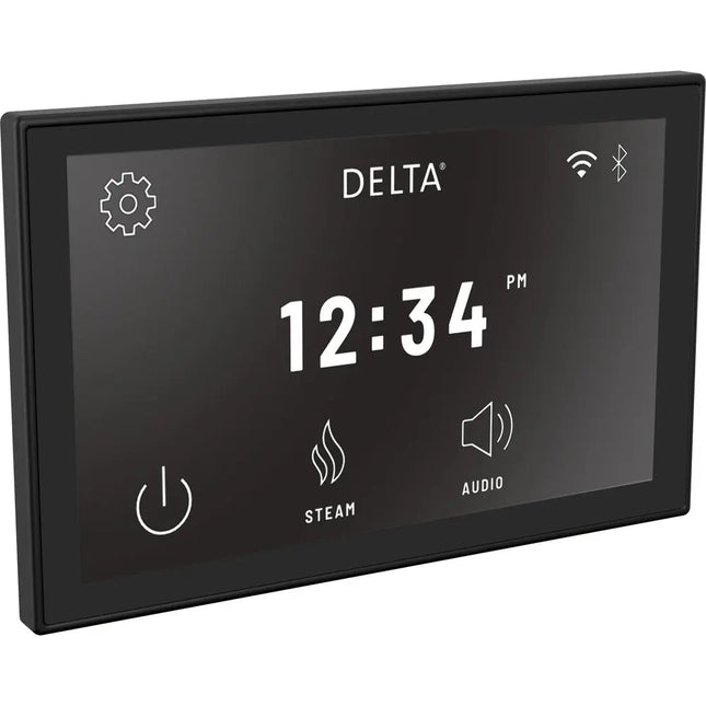 Delta Showersense  Linear Square Di Gital Interface Matte Black 5CN-550L-BL - Plumbing Market