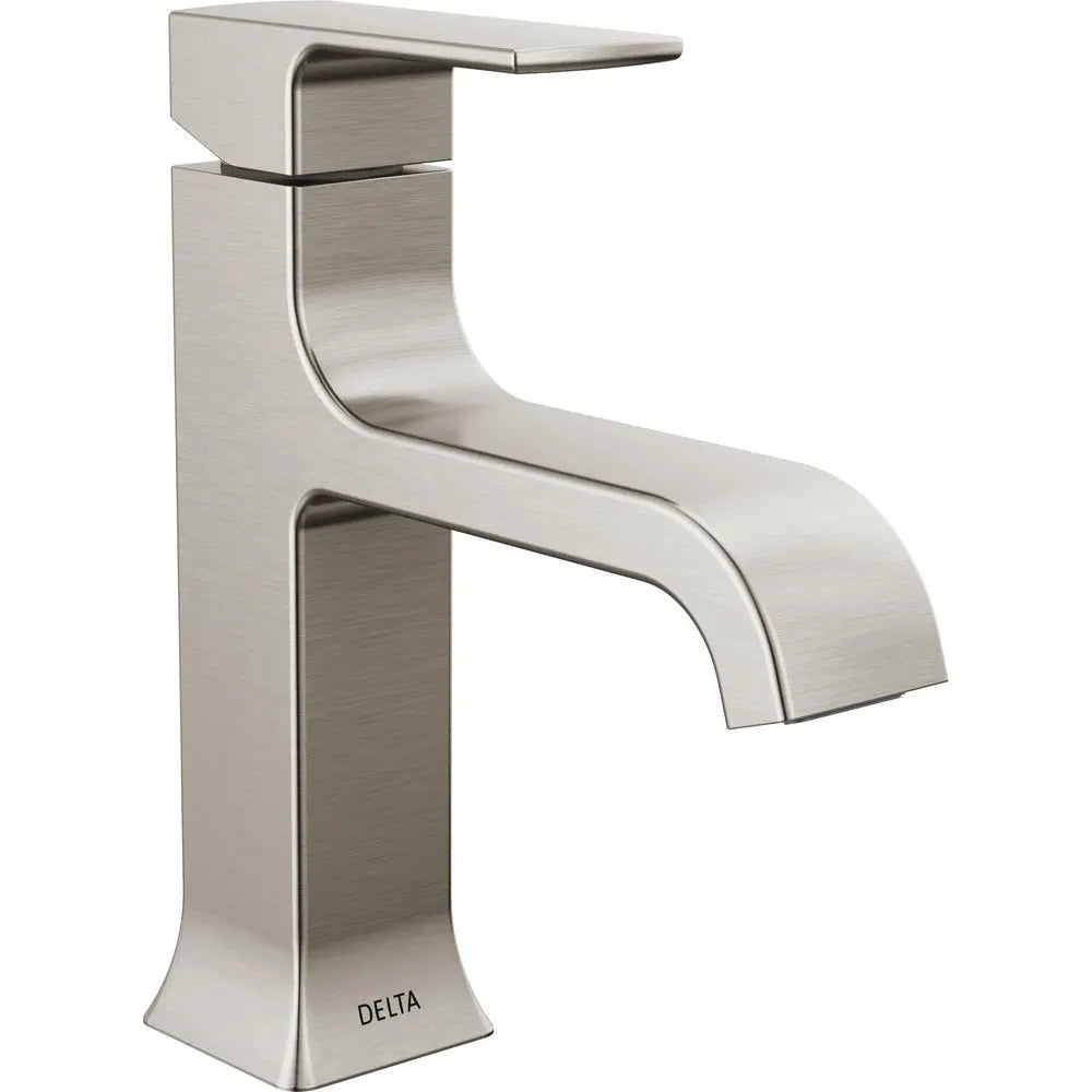 Delta Single Handle Bathroom Faucet Curved Spout 539 - 539-SSMPU-DST