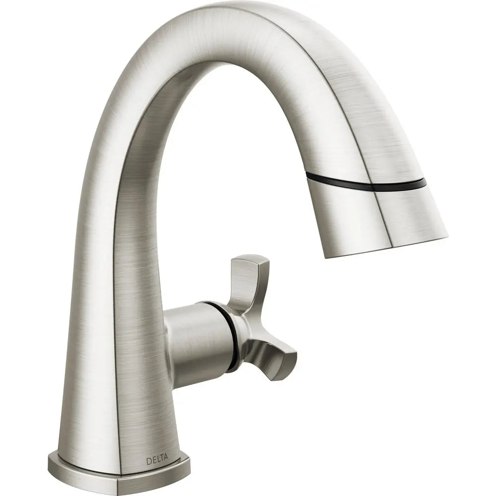 Delta Single Handle Pull Down Bathroom Faucet 5776-SSPD-PR-DST - Plumbing Market