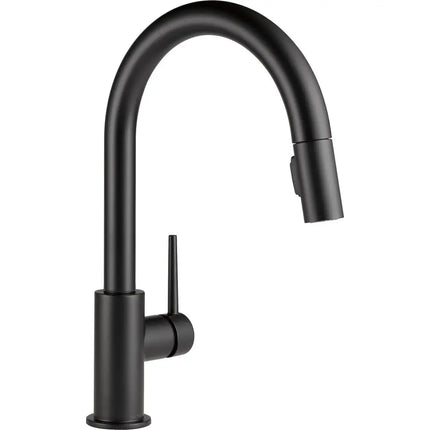 Delta Single Handle Pull-Down Kitchen Faucet 9159-BL-DST - Plumbing Market