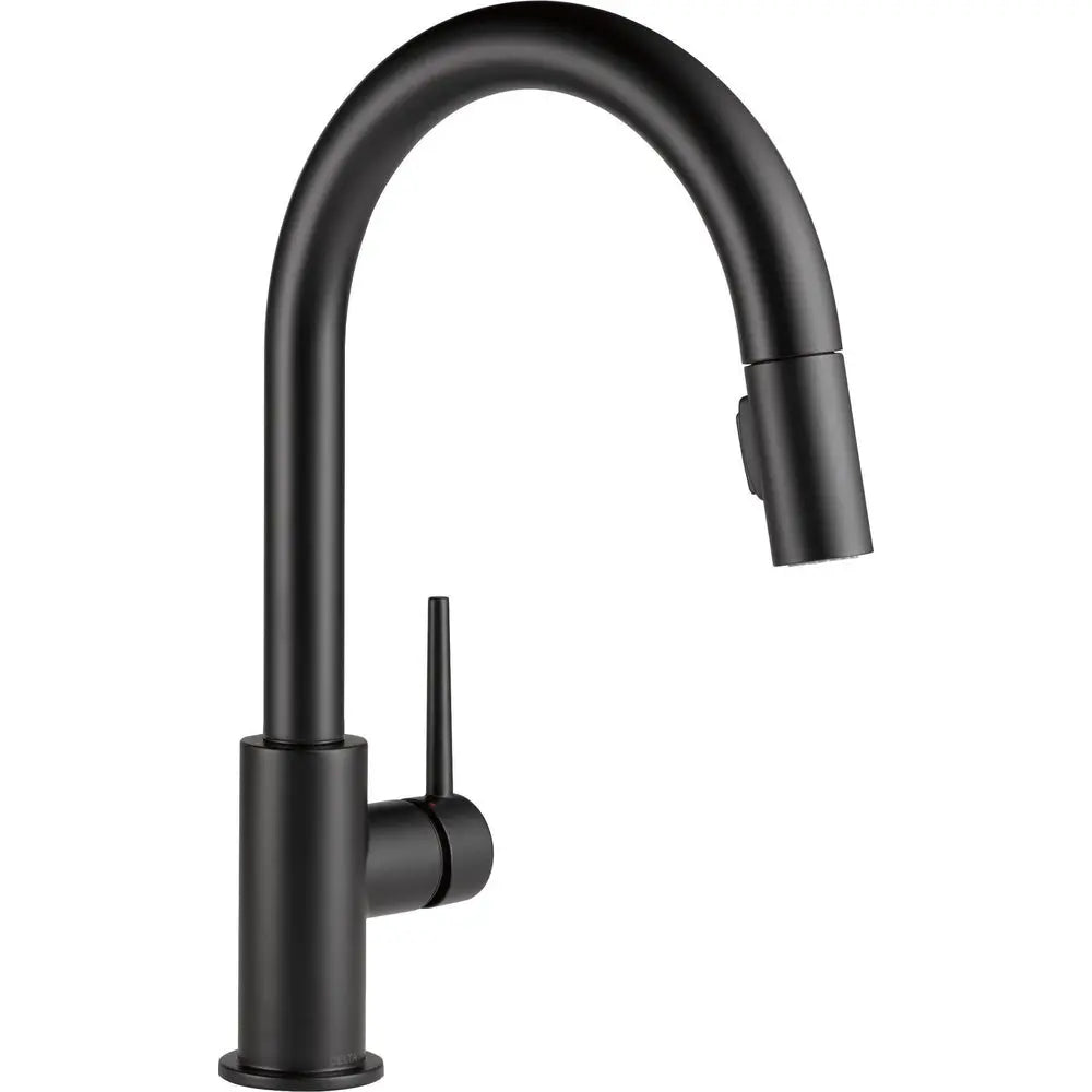 Delta Single Handle Pull-Down Kitchen Faucet 9159-BL-DST - Plumbing Market