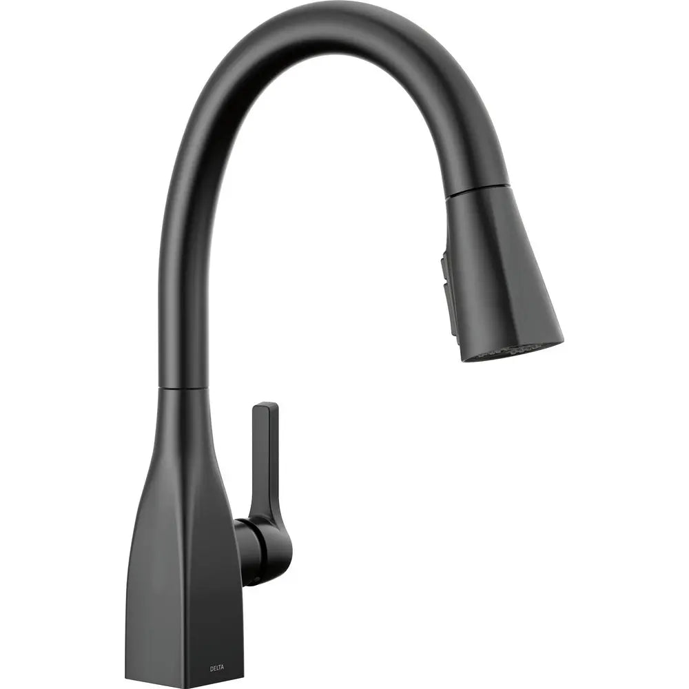 Delta Single Handle Pull-Down Kitchen Faucet 9183-BL-DST - Plumbing Market