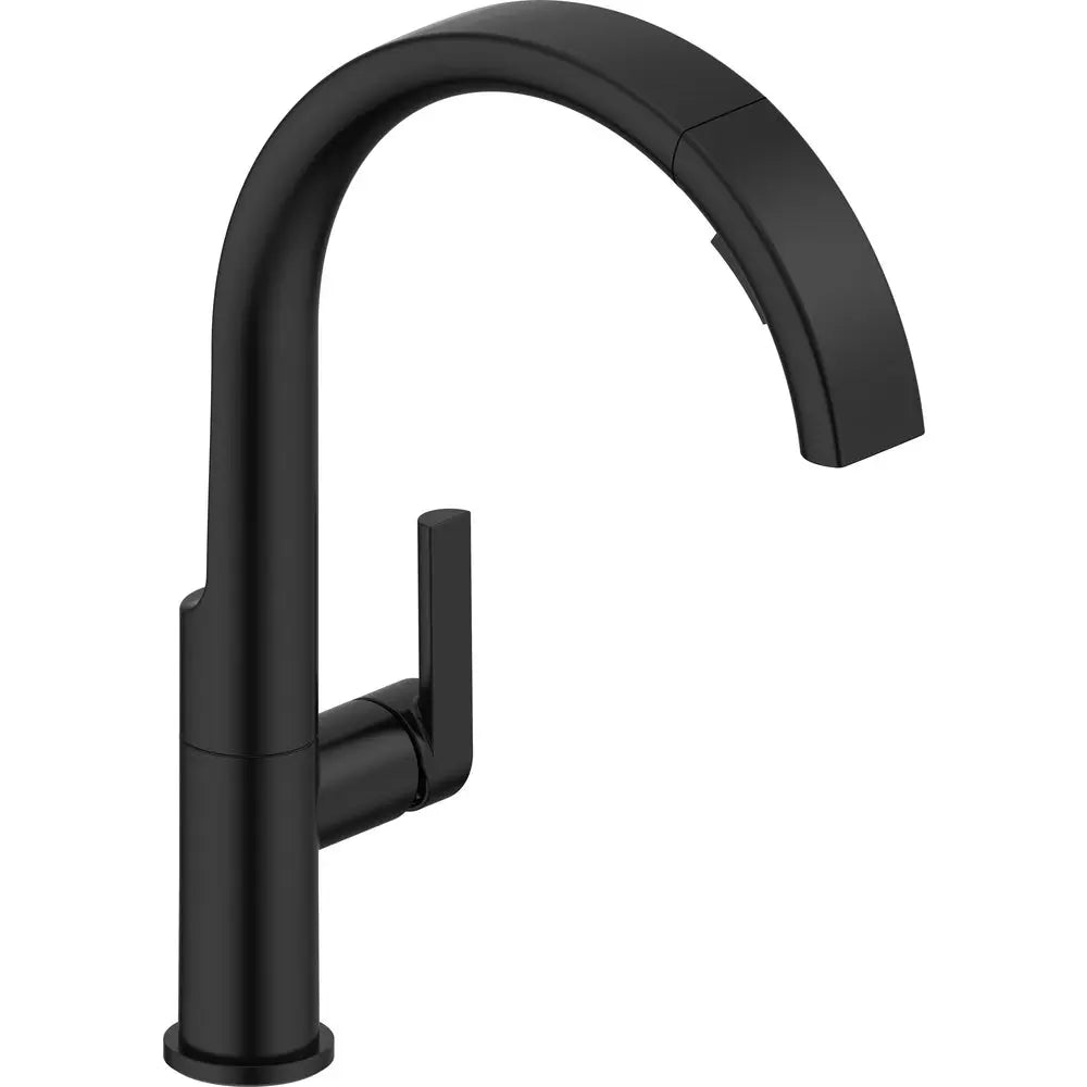 Delta Single Handle Pull Down Kitchen Faucet 940LF-BL - Plumbing Market