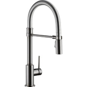 Delta Single Handle Pull-Down Kitchen Faucet With Spring Tub Spout 9659-KS-DST - Plumbing Market
