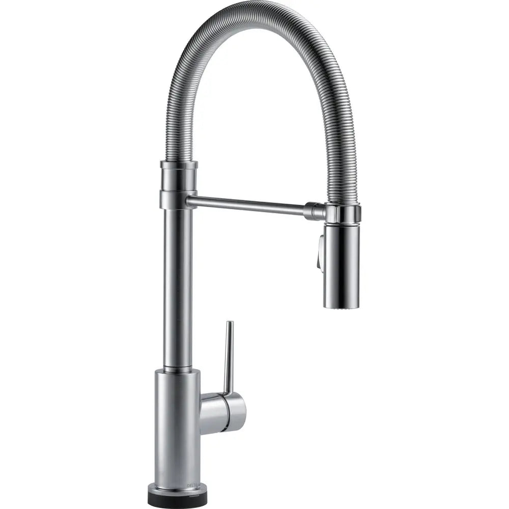 Delta Single Handle Pull-Down Kitchen Faucet With Spring Tub Spout Wit 9659T-AR-DST - Plumbing Market