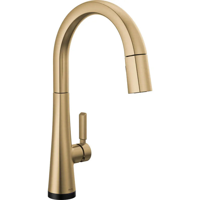 Delta Single Handle Pull-Down Kitchen Faucet With Touch2O Technolo 9191T-CZ-PR-DST - Plumbing Market