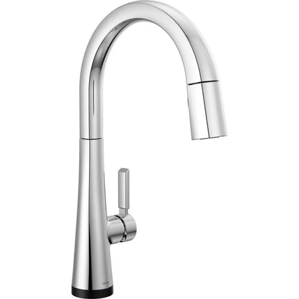 Delta Single Handle Pull-Down Kitchen Faucet With Touch2O Technolo 9191T-PR-DST - Plumbing Market
