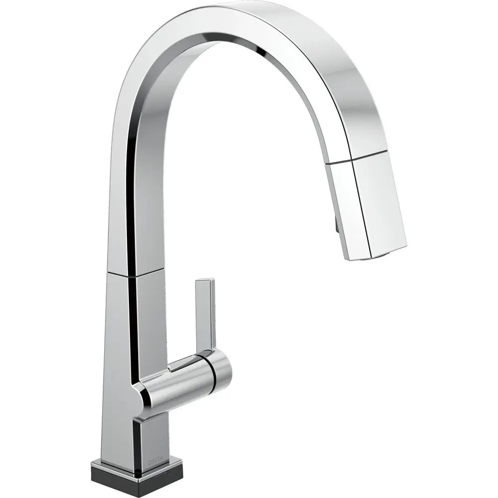 Delta Single Handle Pull Down Kitchen Faucet With Touch2O Technolo 9193T-DST - Plumbing Market