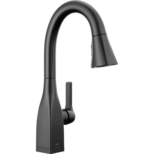 Delta Single Handle Pull-Down Prep Faucet With Touch2O 9983T-BL-DST - Plumbing Market