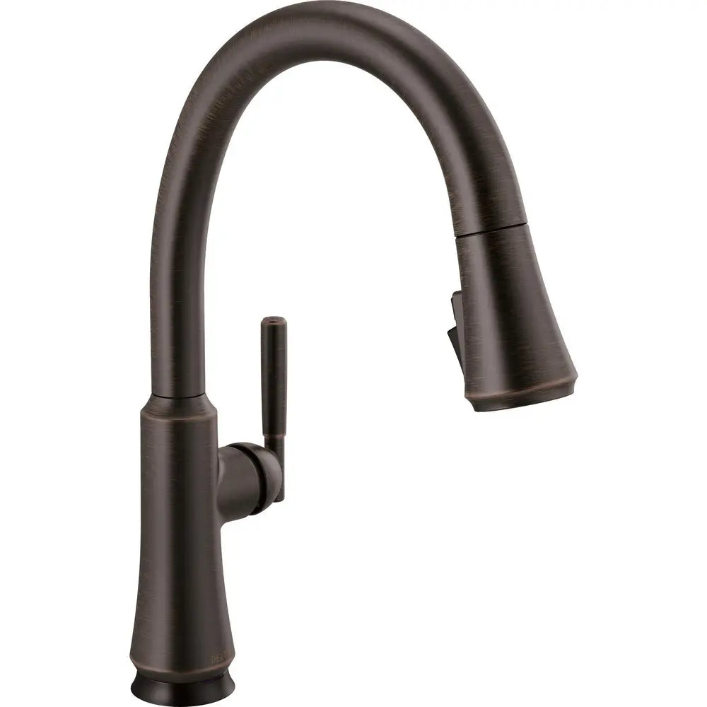 Delta Single Handle Pull-Down Touch And Shieldspray 9179T-RB-DST - Plumbing Market