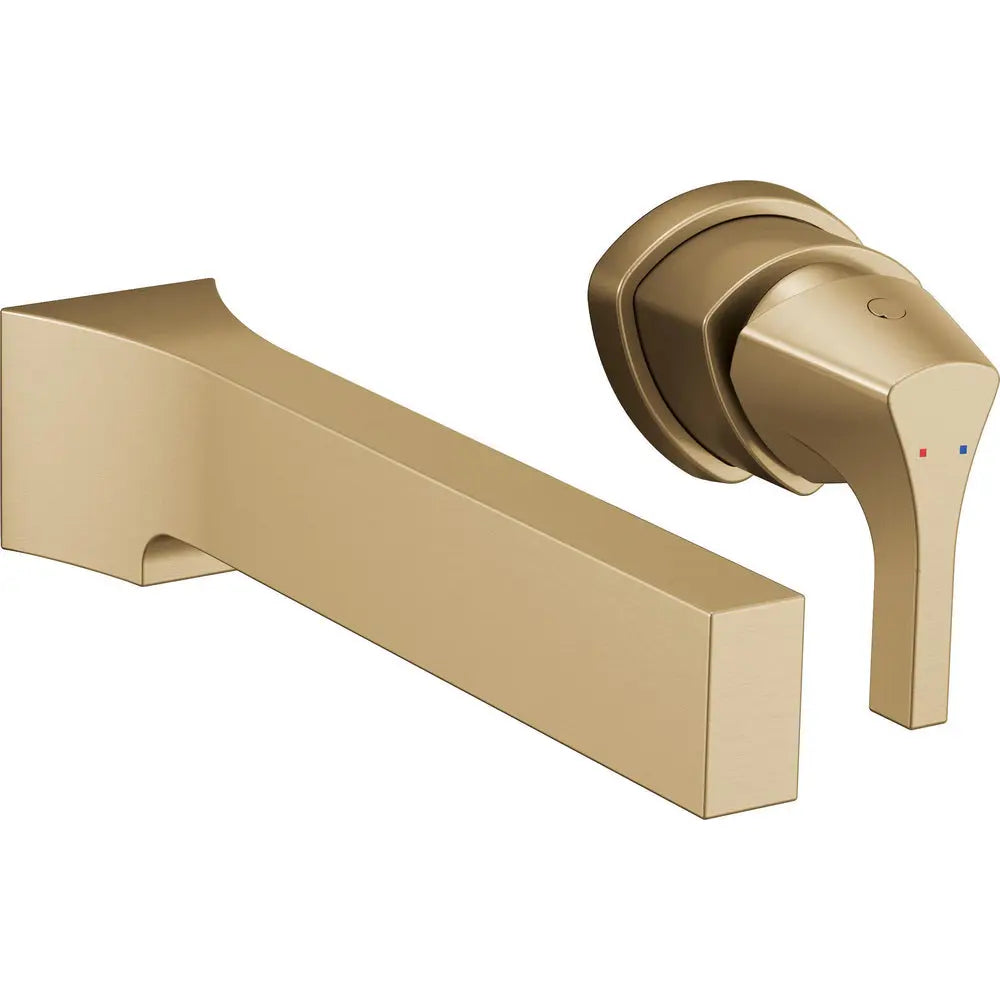 Delta Single Handle Wall Mount Lavatory Faucet - 8" Minimum T574LF-CZWL - Plumbing Market
