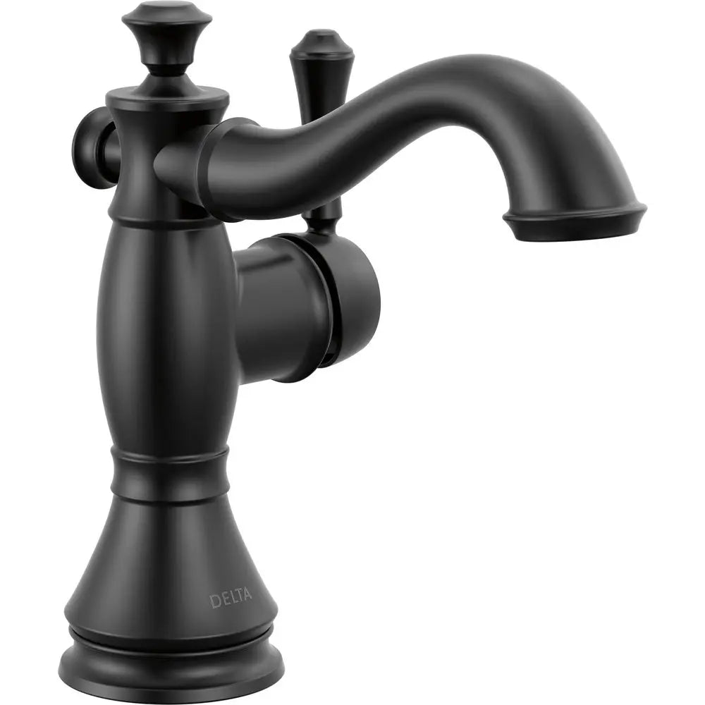 Delta Single Hole - Single Handle-4" Plate/Metal Pop-Up 597LF - 597LF-BLMPU
