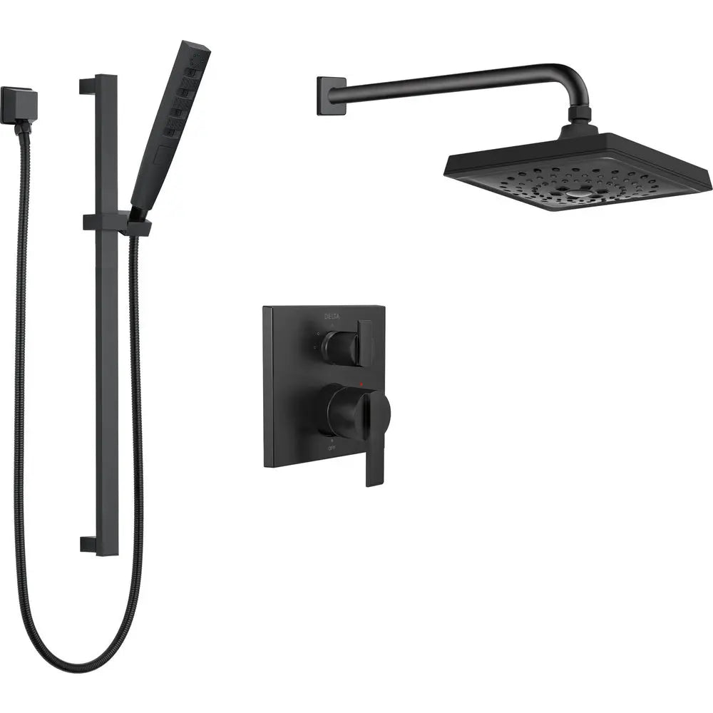 Delta Square Pressure Balance Shower Kit DF-KIT23-PBSBL-WS - Plumbing Market