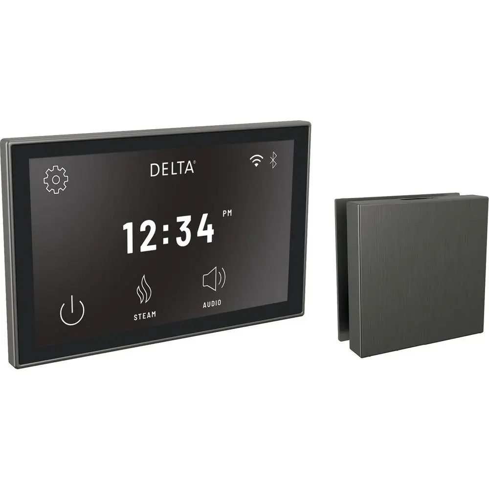 Delta Steamscape Linear Square Delu Xe Package Black Stainless 5CH-550L-KS-PR - Plumbing Market