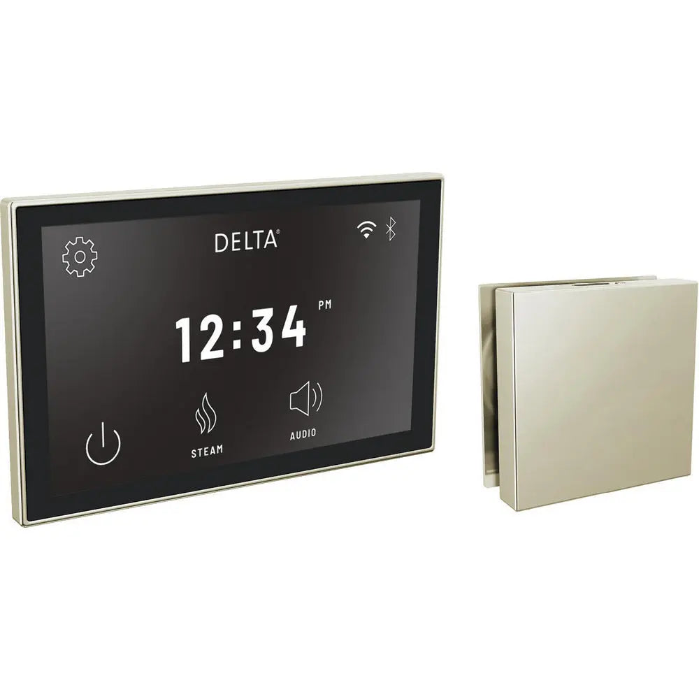 Delta Steamscape Linear Square Delu Xe Package Polished Nickel 5CH-550L-PN-PR - Plumbing Market