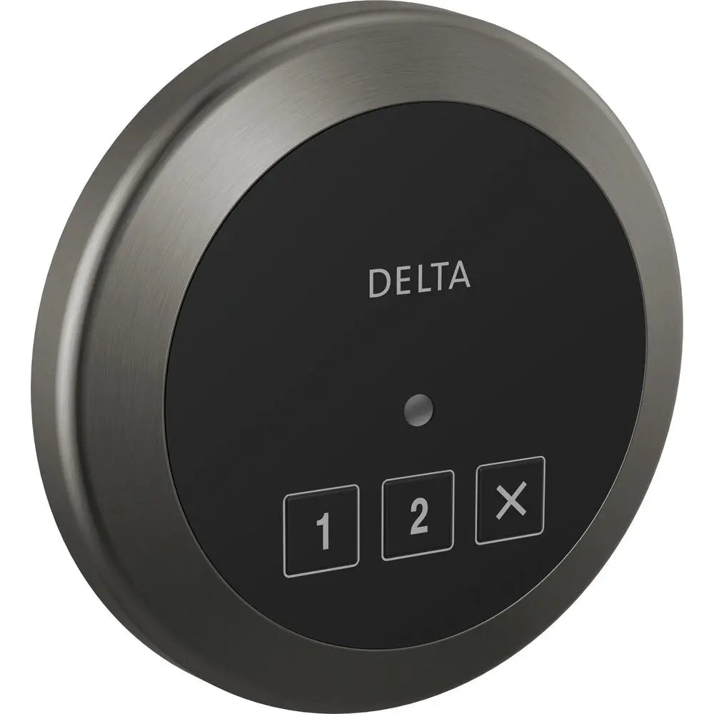 Delta Steamscape Round Exterior Con Trol Black Stainless 5CN-220R-KS-PR - Plumbing Market
