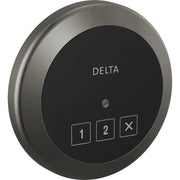Delta Steamscape Round Exterior Con Trol Black Stainless 5CN-220R-KS-PR - Plumbing Market