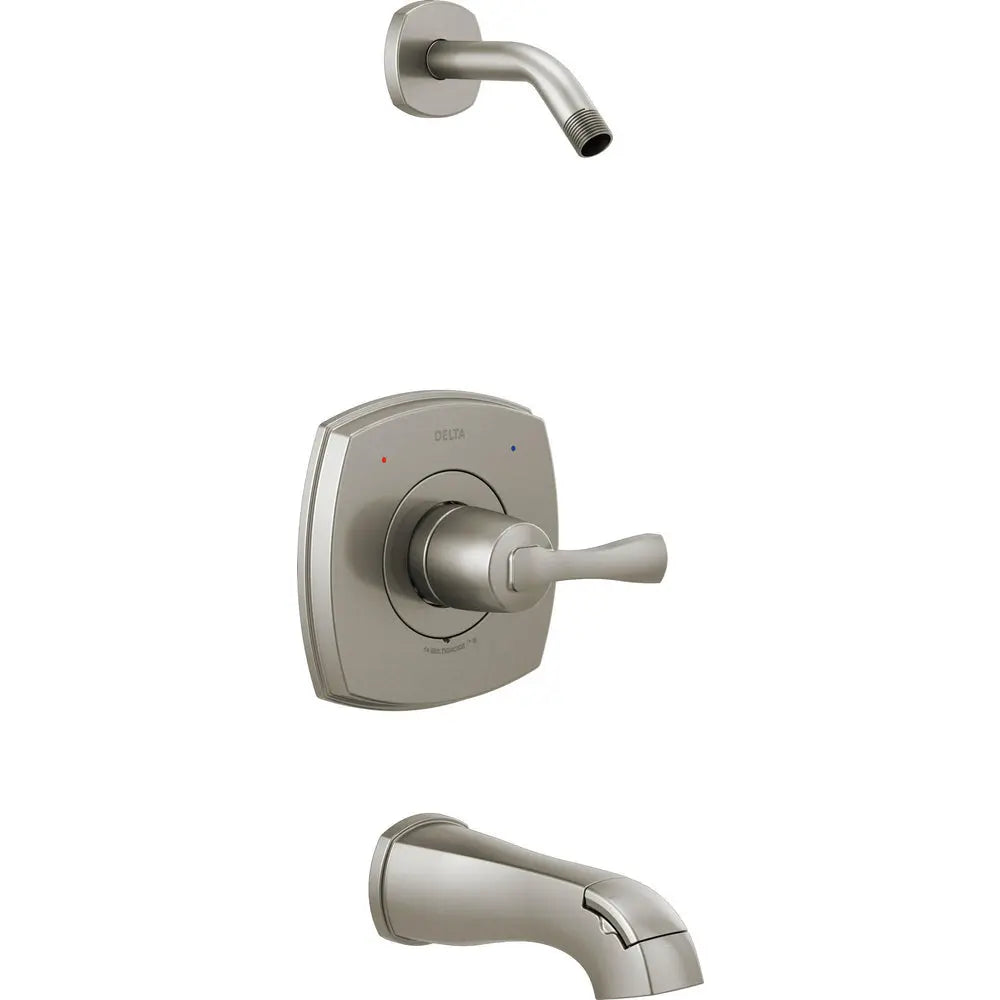 Delta Stryke 14 Series Tub and Shower Less Head T14476-LHD - Stainless Steel