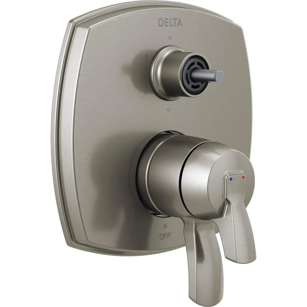 Delta Stryke 17 Series Integrated Diverter Trim with Six Function Diverter Less Diverter Handle T27976-LHP - Stainless Steel
