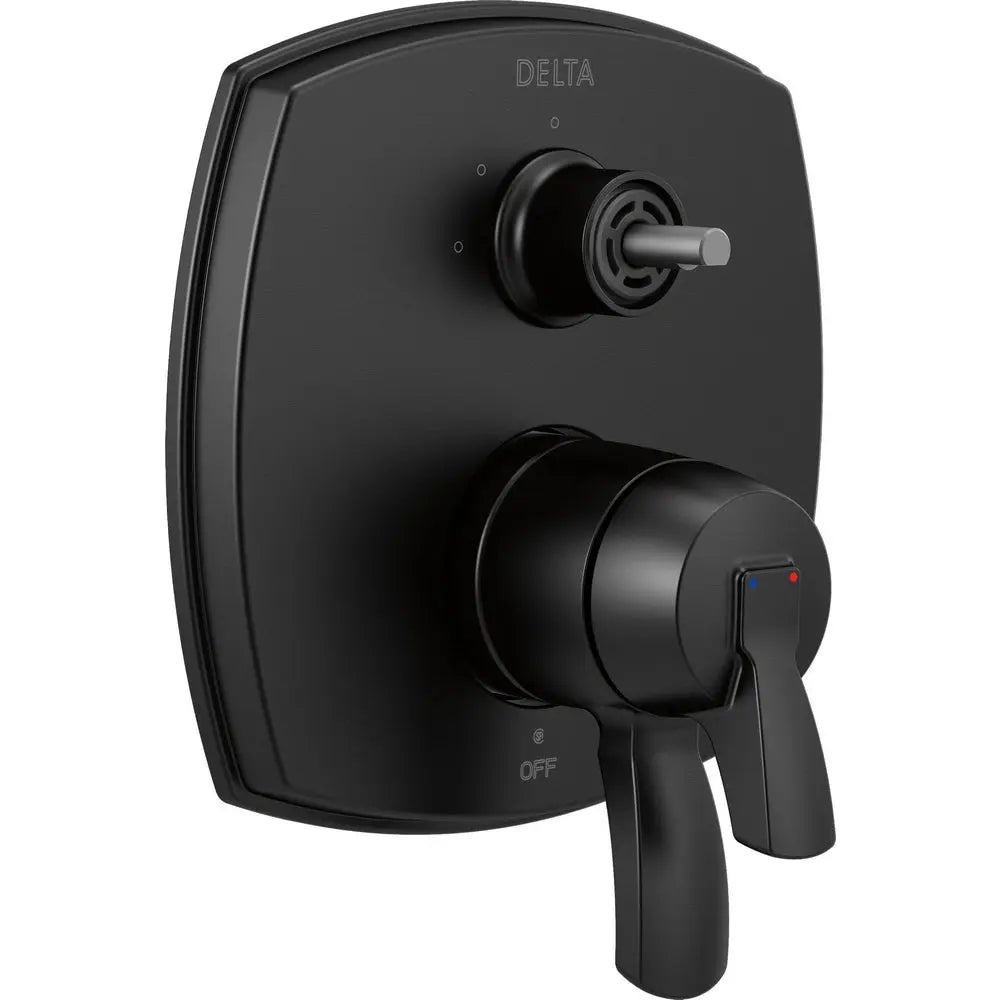 Delta Stryke 17 Series Integrated Diverter Trim with Three Function Diverter Less Diverter Handle T27876-LHP - Matte Black