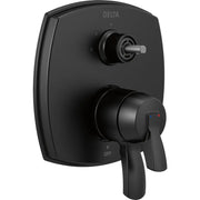 Delta Stryke 17 Series Integrated Diverter Trim with Three Function Diverter Less Diverter Handle T27876-LHP - Matte Black